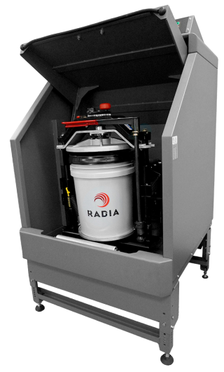 RADIA在配备Compact 2变频器的防爆搅拌机中摇动